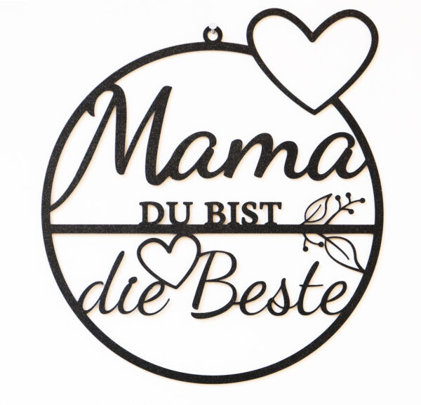 Türschild - "beste Mama"