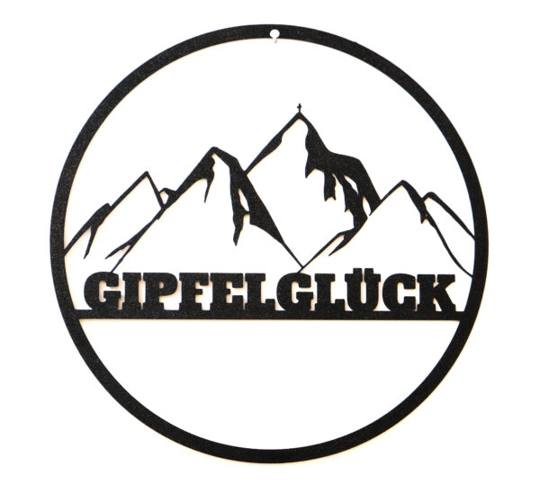 Türschild - "Gipfelglück"