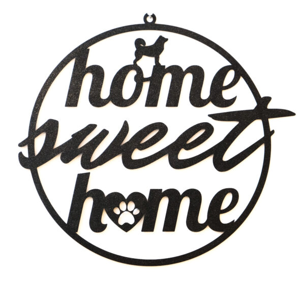 Türschild - "home sweet home"